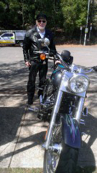 Harley ride, Brooklyn
