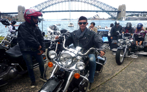 Harley tours, Sydney Harbour