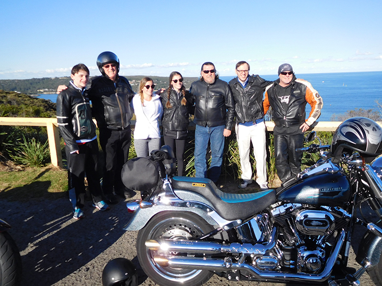 Harley ride - Manly Harley transfer, Sydney