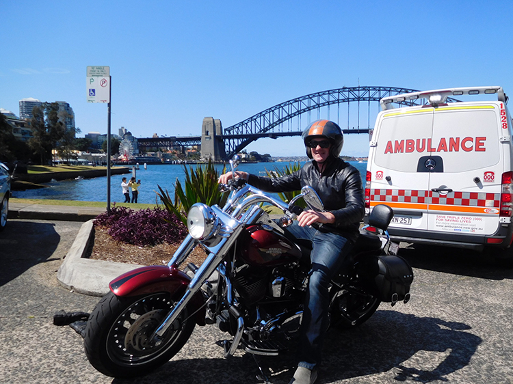 Harley city tour in Sydney