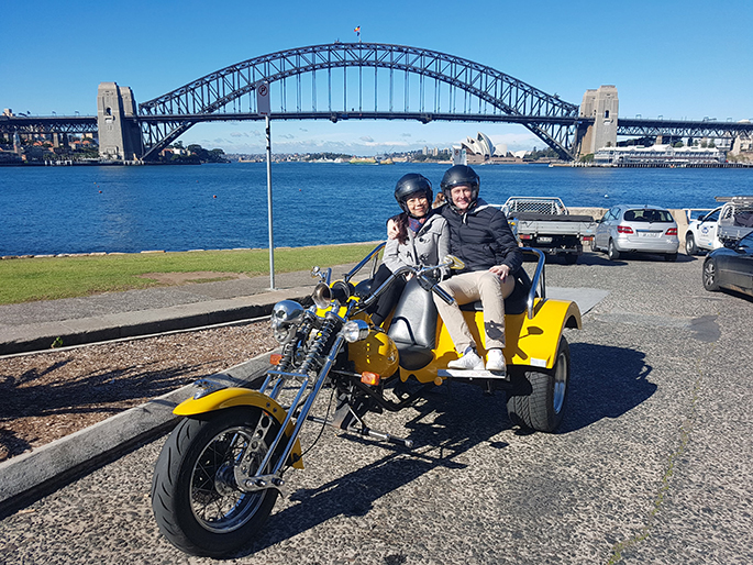 trike ride for Sydney first timers