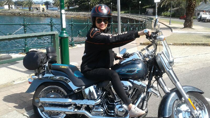Harley tour around the 3 Bridges Sydney