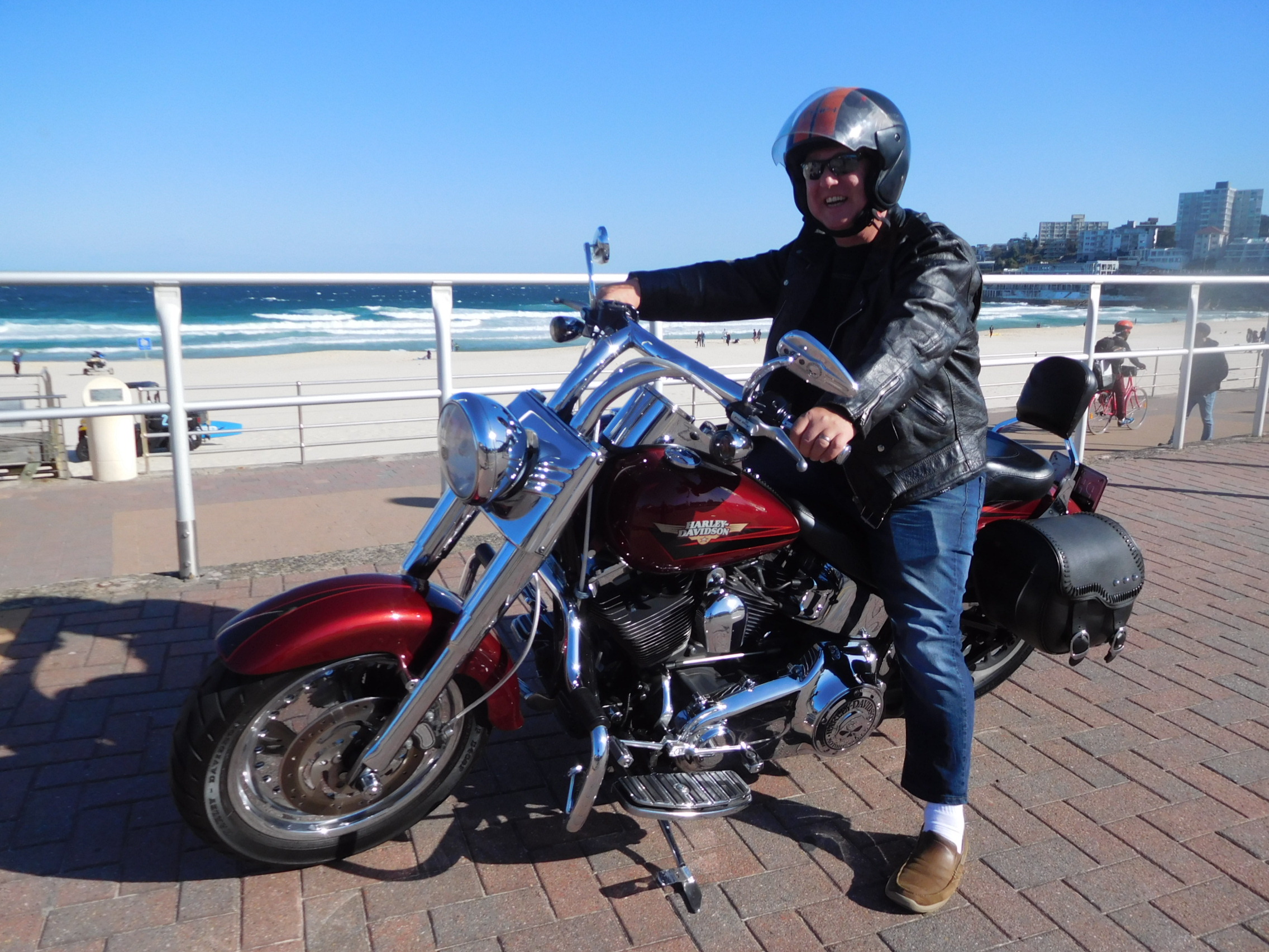 Harley ride through Sydney to Bondi Beach