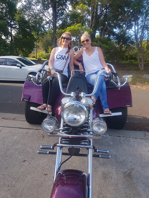 trike ride to Bon Jovi Concert