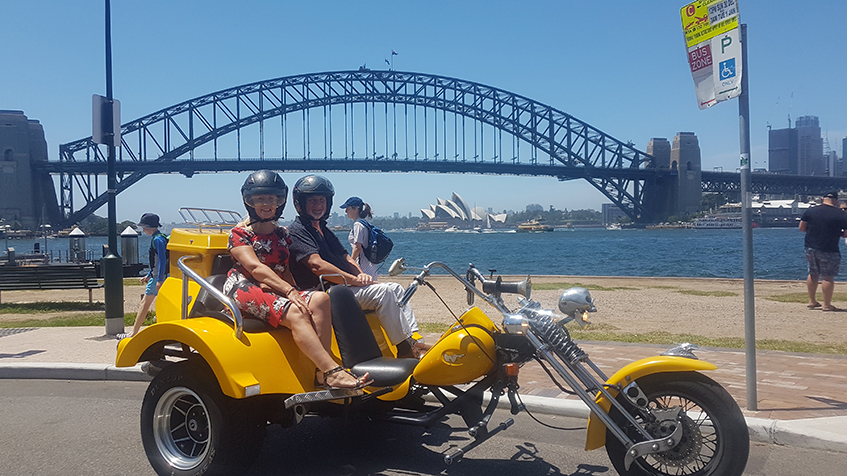 Sydney bridge trike tour