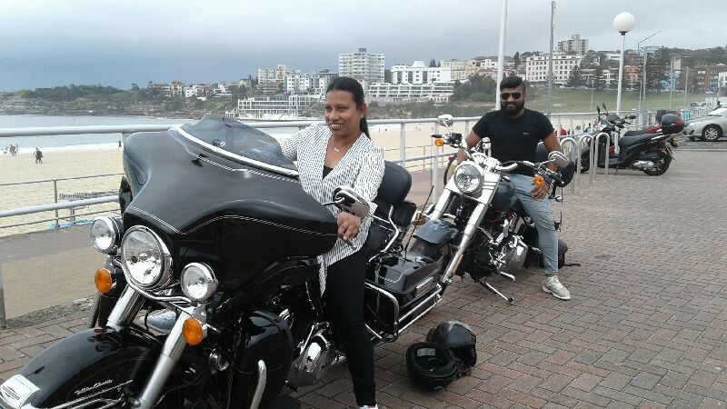 Harley tour Bondi Beach