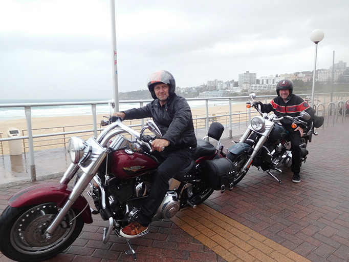 surprise 60th Harley ride