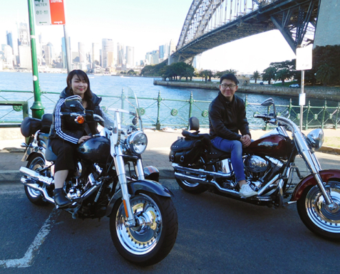 A birthday present Harley tour, Sydney