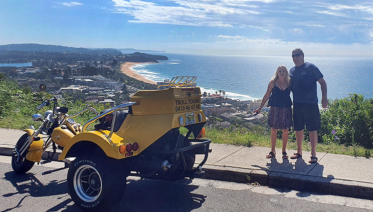 surprise 50th Beach Beauty tour. Sydney Australia