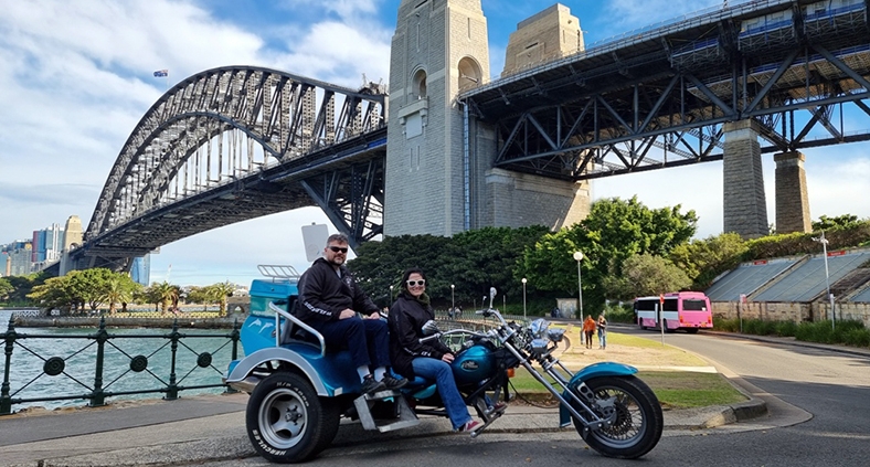 Sydney Harbour trike tour. Australia