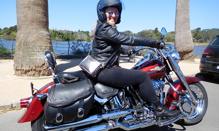 Harley tour birthday celebration, Sydney Australia