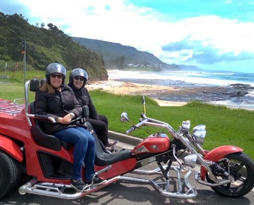 The trike tour, Southern Spectacular birthday tour, south of Sydney