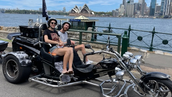 A disability passenger trike tour. Sydney Australia