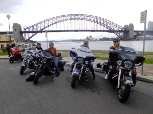 A birthday celebration Harley ride. Sydney Australia