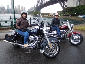 The 70th birthday Harley ride was bought by a daughter for her mum. They both had a wonder experience. Sydney Australia.