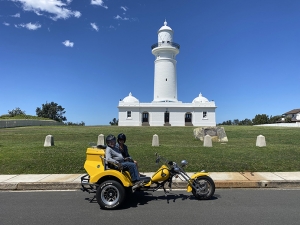 The holiday trike tour was a lot of fun. "Was a brilliant trip."