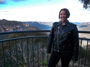 The Blue Mountains Harley ride was a gift from her Dad. She loved the tour and saw so many beautiful scenes.