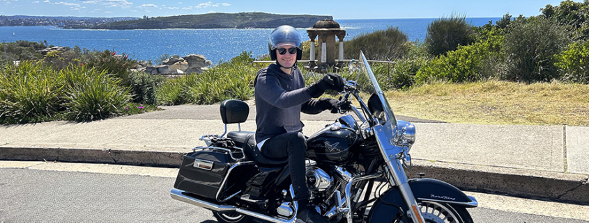 The surprise Harley Davidson birthday ride was a gift from Mum. "Booked a ride for my son’s birthday. It was a surprise & great beginning to his special day he loved it. Pat the driver took him for a scenic ride along the eastern suburbs coastline. Definitely recommend!!"