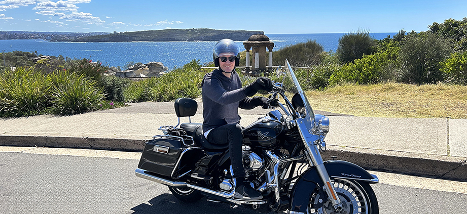 The surprise Harley Davidson birthday ride was a gift from Mum. "Booked a ride for my son’s birthday. It was a surprise & great beginning to his special day he loved it. Pat the driver took him for a scenic ride along the eastern suburbs coastline. Definitely recommend!!"