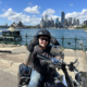 We took Laurie on the 3 Bridges tour, plus one! On the Harley Davidson, they rode over the 4 major bridges of Sydney.