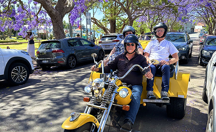 Sydney's 4 Bridges trike tour was "We had the most amazing time!" that sort of tour 😉.