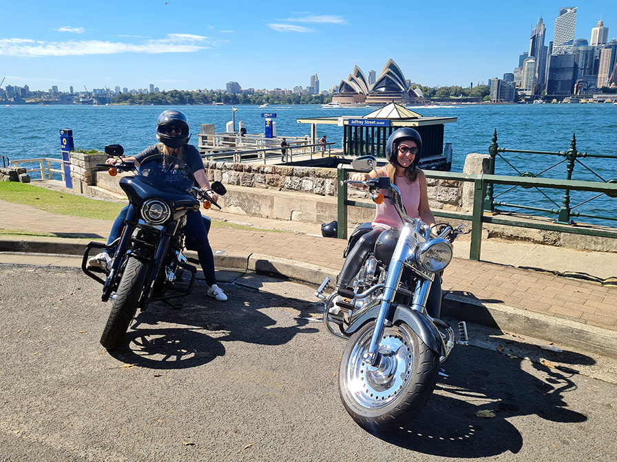 The Ladies 50th birthday Harley Davidson ride was so much fun. What a way to celebrate! Sydney is a great place to ride!