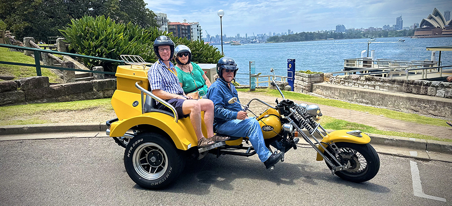 The Sydney city trike ride showed our passengers so many famous icons.