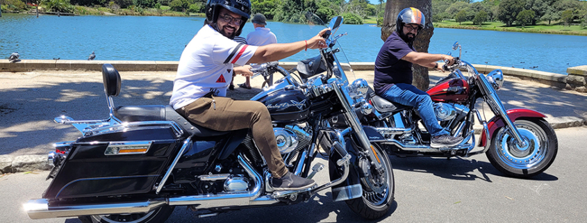 The travel agent Harley recce was a huge success! Our passengers loved seeing parts of eastern Sydney. Look at their smiles!