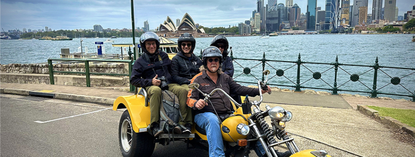 The family holiday in Sydney is a real success! They loved the 2 hour trike tour seeing the famous icons of Sydney.