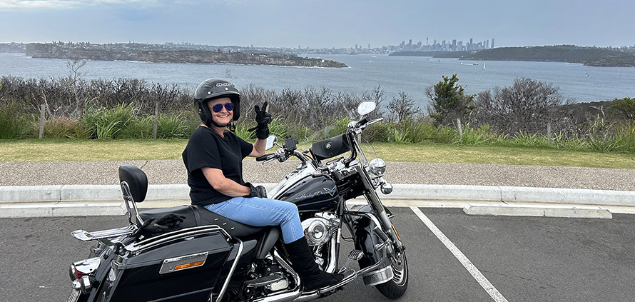 The Northern beaches Harley Davidson tour was a success. Bec is coming back for another ride!