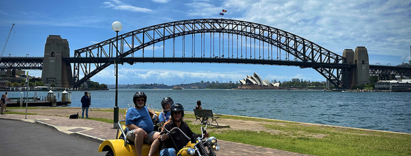 The Sydney trike ride was the perfect experience while in Sydney.