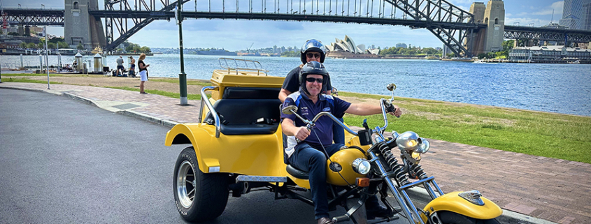 Sydneys 4Bridges trike tour over the 4 main bridges of Sydney, was fun and informative.