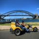 The US tourists visiting Sydney loved their Chopper 4 trike tour.