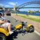 The daughter and mum trike tour over the Sydney Harbour Bridge was fun! They also saw some beautiful scenery.