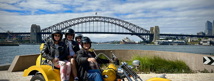 The repeat passenger's trike tour was a success, "Thanks for a great ride!".