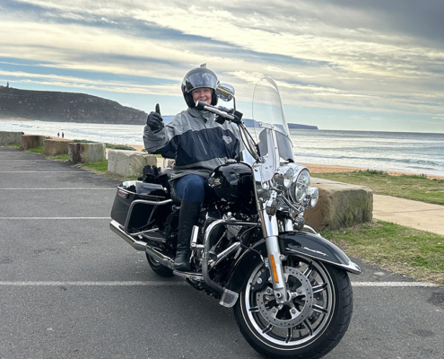The Harley Davidson beaches tour of the Northern Beaches was scenic and fun!