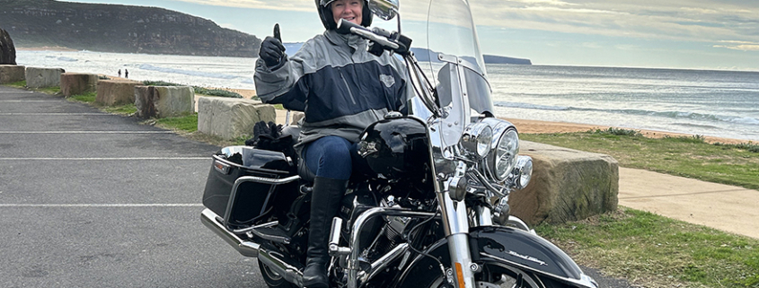 The Harley Davidson beaches tour of the Northern Beaches was scenic and fun!