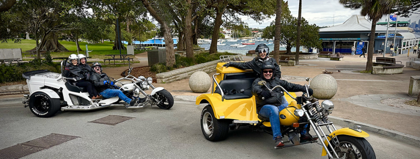 The family trike tour fun was just that, so much fun. They rode around the scenic Eastern Suburbs of Sydney.