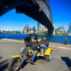 The couple's 4 bridges trike tour was fun and memorable.