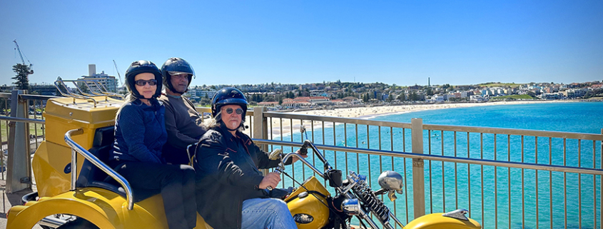 The Sydney birthday surprise ride on the trike was a huge success and so much fun.