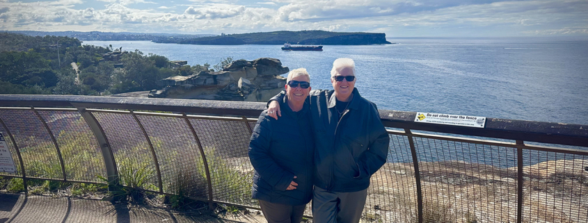 The partner's surprise trike tour in Sydney was a real birthday success.