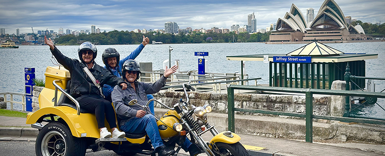 The Sydney leg trike tour showed our passengers so many beautiful views of Sydney.