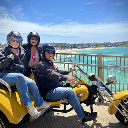 The 50th birthday trike tour was a fun and unique way to celebrate in Sydney.