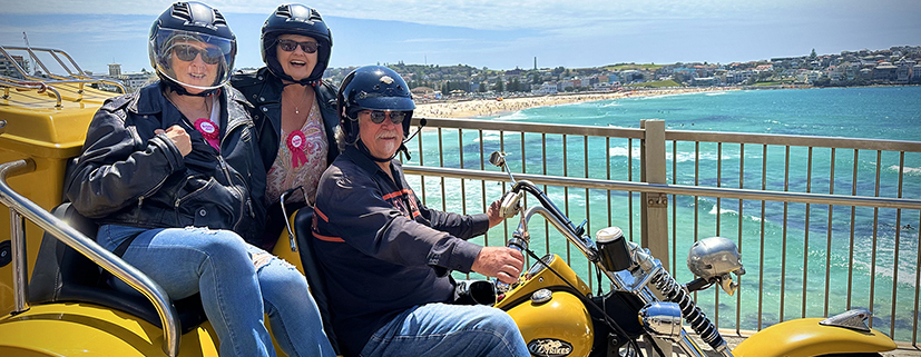 The 50th birthday trike tour was a fun and unique way to celebrate in Sydney.