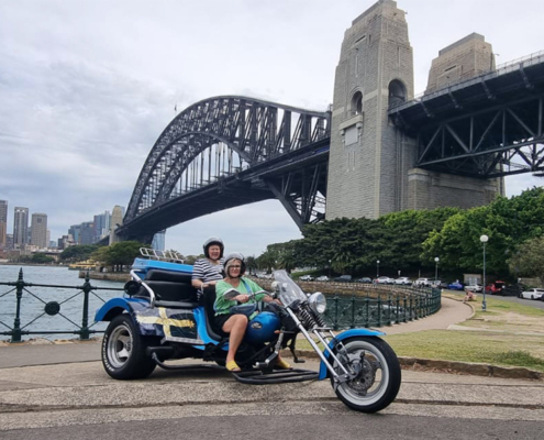 The mother daughter trike tour in Sydney was a success. "They thoroughly enjoyed the ride!".