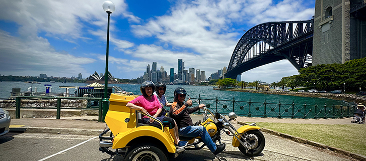 The Sister's Sydney trike tour was fun and memorable. They saw so much in a short time!