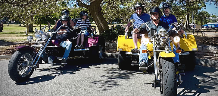 The Sydney family trike ride for the kids with cerebral palsy, was fun and memorable.