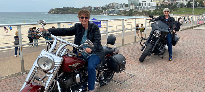 Sydney's Eastern Panorama ride on the Harley showed our passengers so much, in a short time.