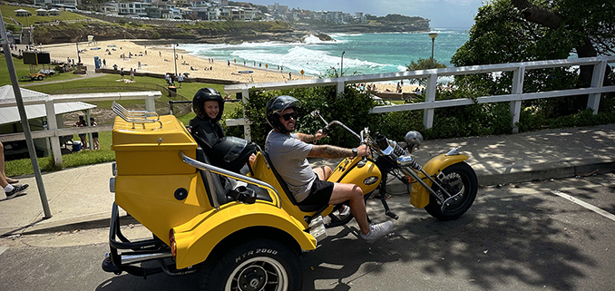 The 9th birthday trike tour was a complete success. They saw beautiful places in Sydney.