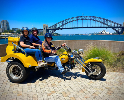 The Harbour Bridge trike ride showed our passengers the icons of Sydney.